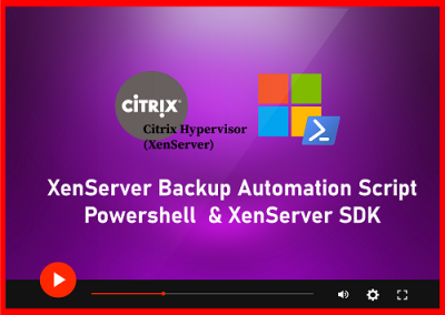 Citrix – Xenserver Backup Solution